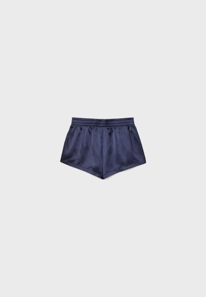 Minishorts met satijneffect
