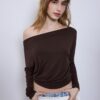 Modal asymmetrisch T-shirt Modal asymmetrisch T-shirt