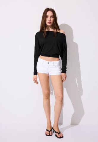 Modal asymmetrisch T-shirt Modal asymmetrisch T-shirt