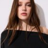 Modal asymmetrisch T-shirt Modal asymmetrisch T-shirt