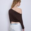 Modal asymmetrisch T-shirt Modal asymmetrisch T-shirt