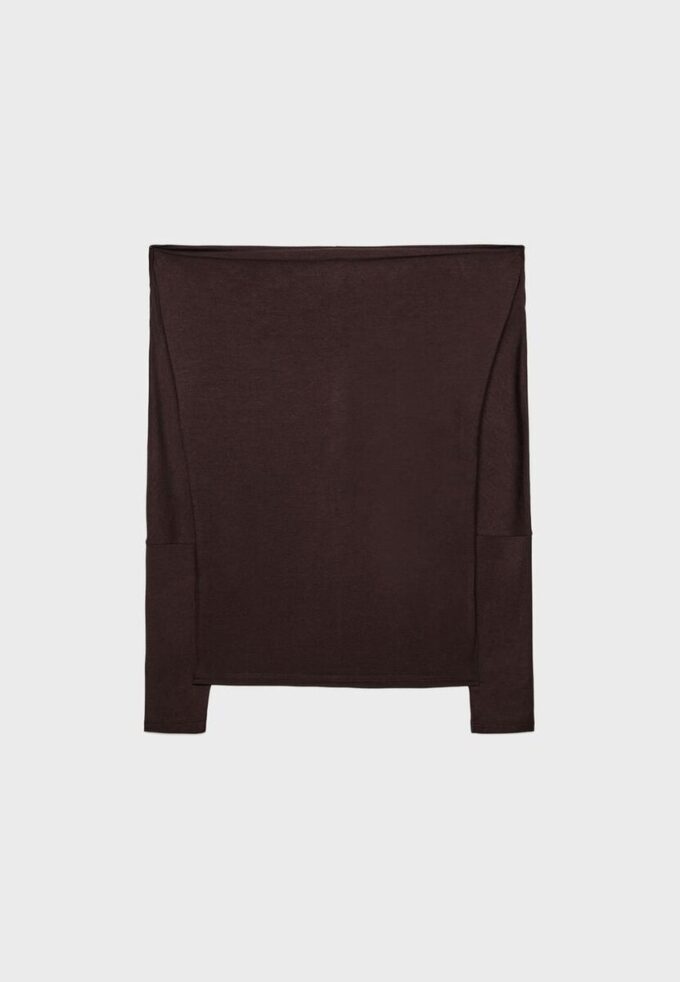 Modal asymmetrisch T-shirt Modal asymmetrisch T-shirt