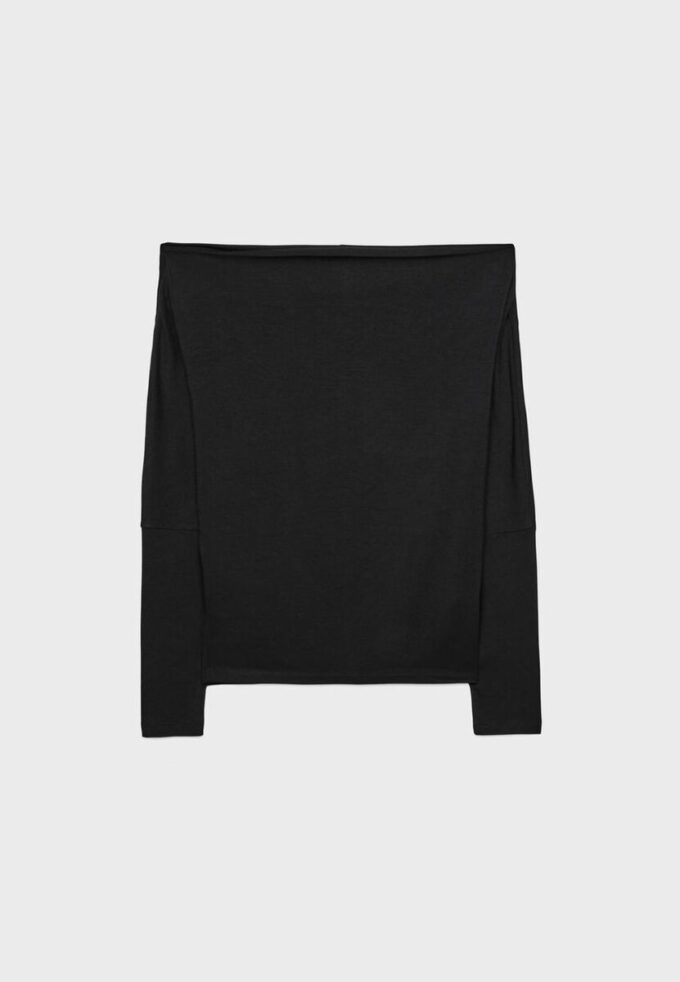 Modal asymmetrisch T-shirt Modal asymmetrisch T-shirt