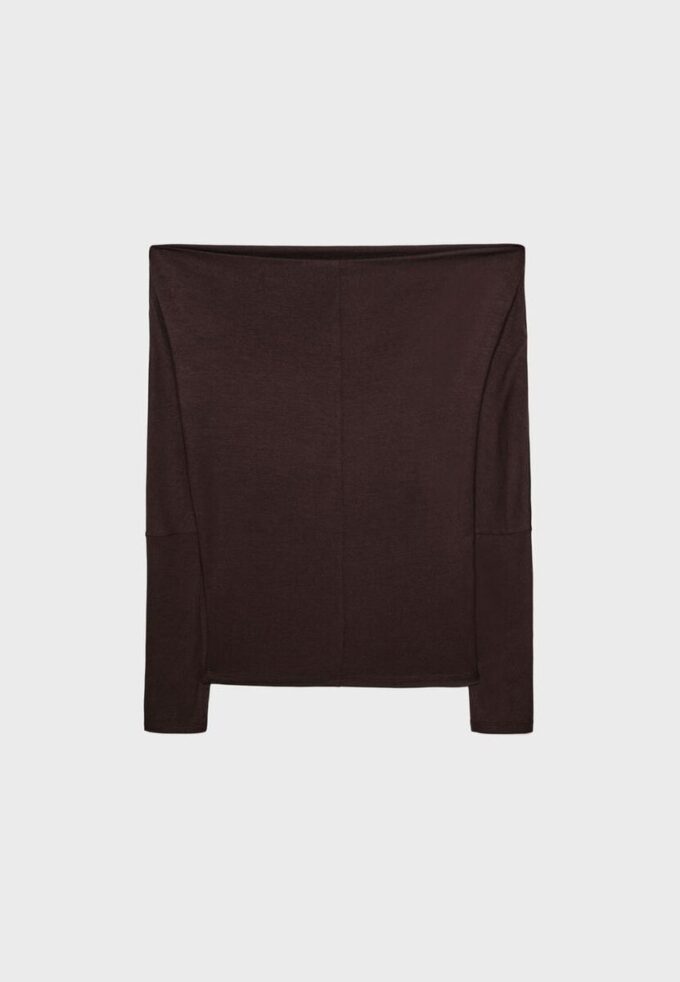 Modal asymmetrisch T-shirt Modal asymmetrisch T-shirt