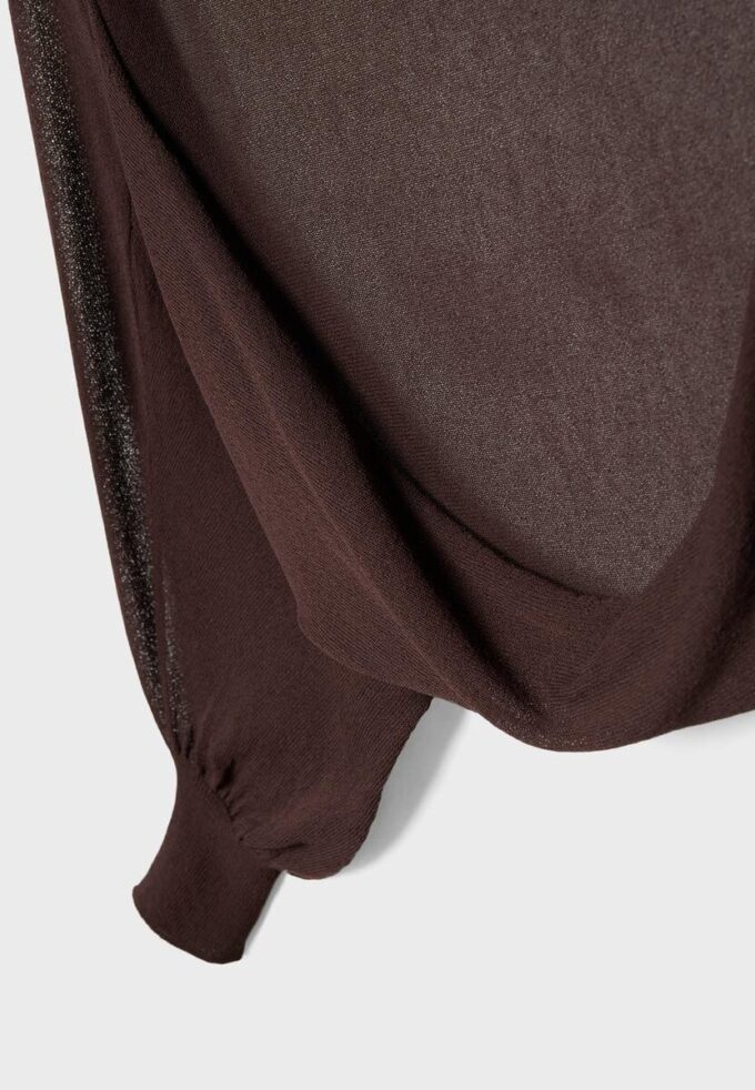 Open gebreid vest