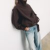 Oversize bomberjack met Soft-Touch-stof Oversize bomberjack met Soft-Touch-stof