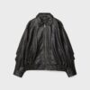 Oversize leren jas
