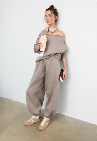 Pluche ballon-joggingbroek