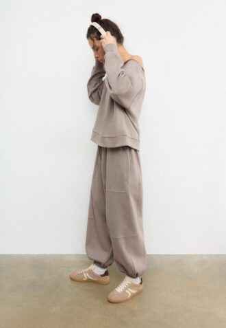 Pluche ballon-joggingbroek