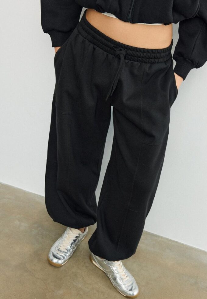 Pluche ballon-joggingbroek Pluche ballon-joggingbroek