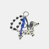 Polka Dot hondenbedel sleutelhanger