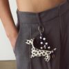 Polka Dot hondenbedel sleutelhanger