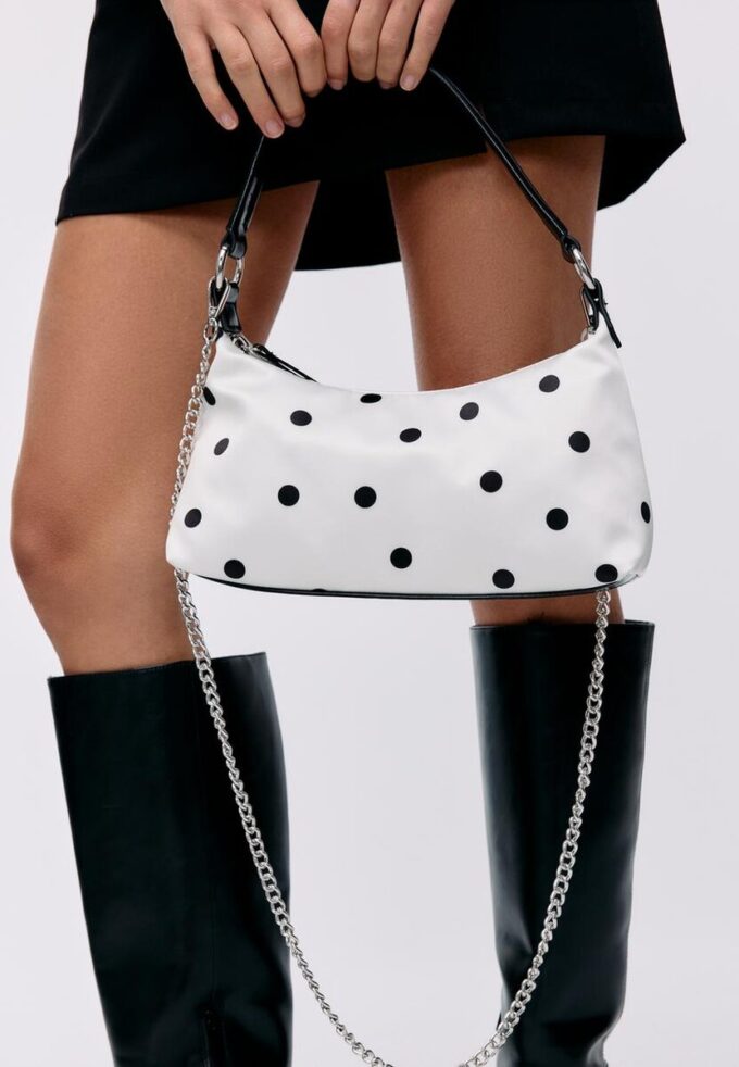 Polka Dot Moon-schoudertas