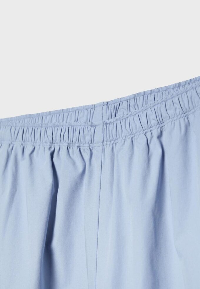 Popeline broek met volume