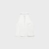 Qipao-top met halternek en knopen