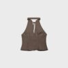 Qipao-top met halternek en knopen Qipao-top met halternek en knopen