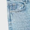 Rechte jeans met strass-steentjes Rechte jeans met strass-steentjes