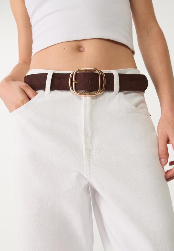 Riem met overliggende gesp