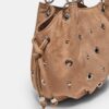 Ronde crossbodytas met oogjesdetail