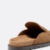Rugloze leerloafer-klompen