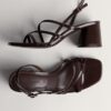 Sandalen met blokhak