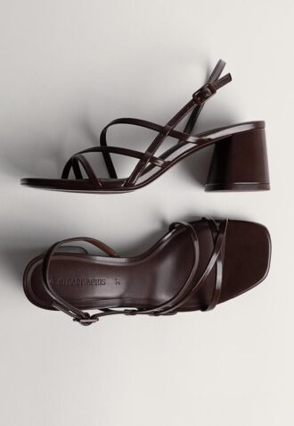 Sandalen met blokhak