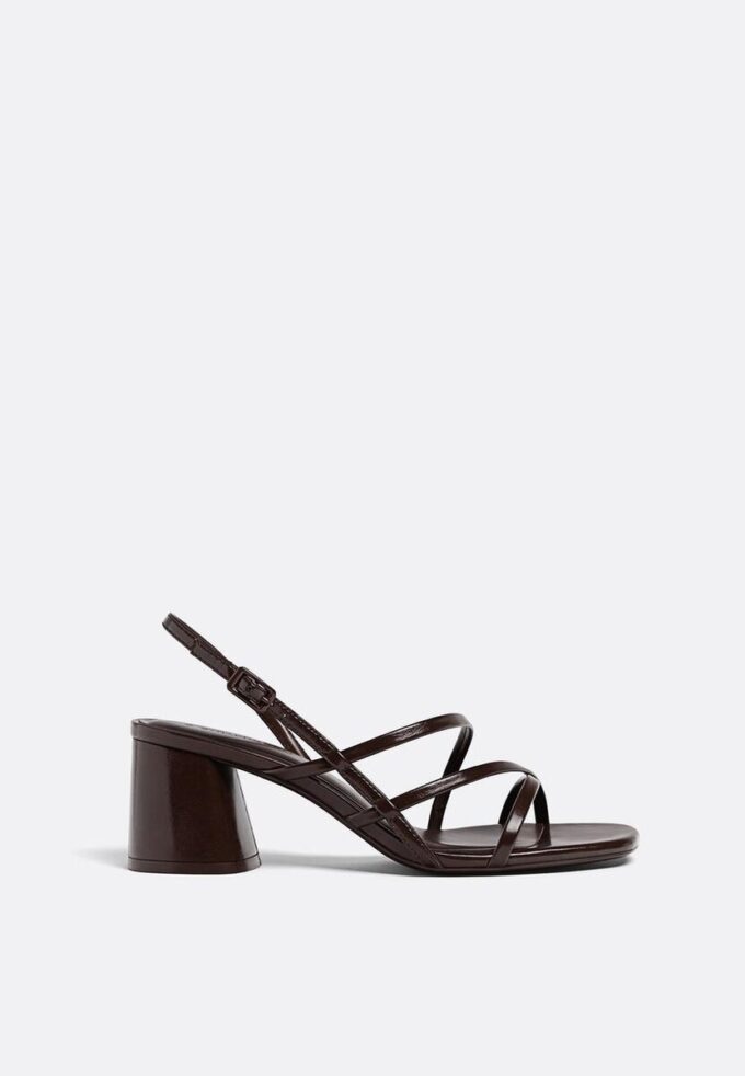 Sandalen met blokhak