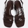 Sandalen met blokhak