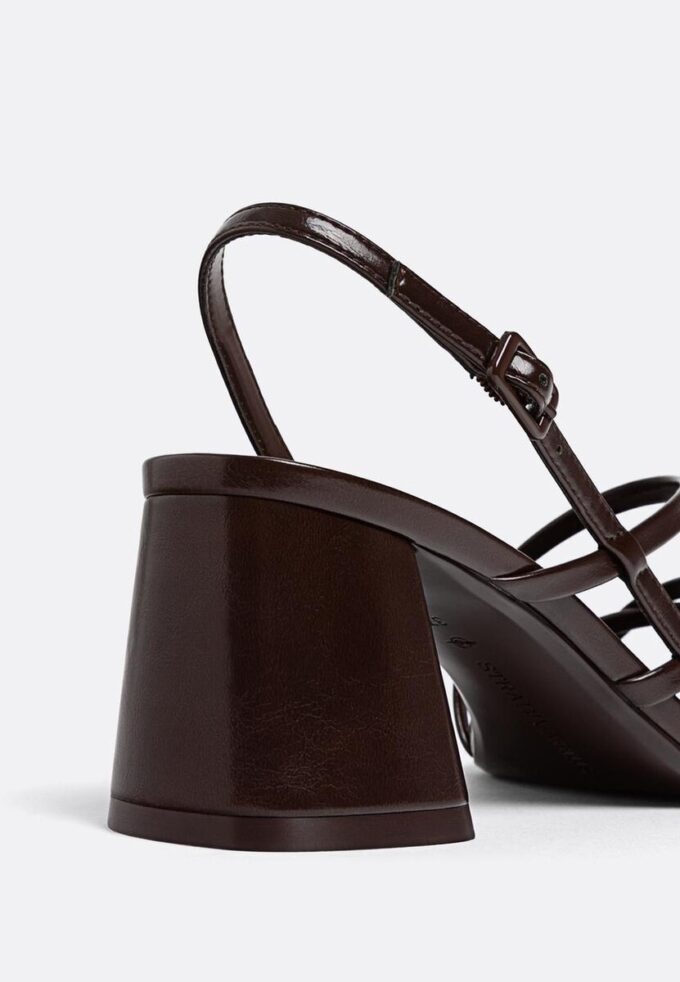 Sandalen met blokhak