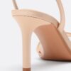 Sandalen met mesh en naaldhak