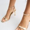 Sandalen met naaldhak