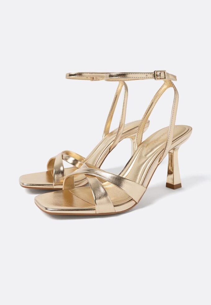 Sandalen met naaldhak
