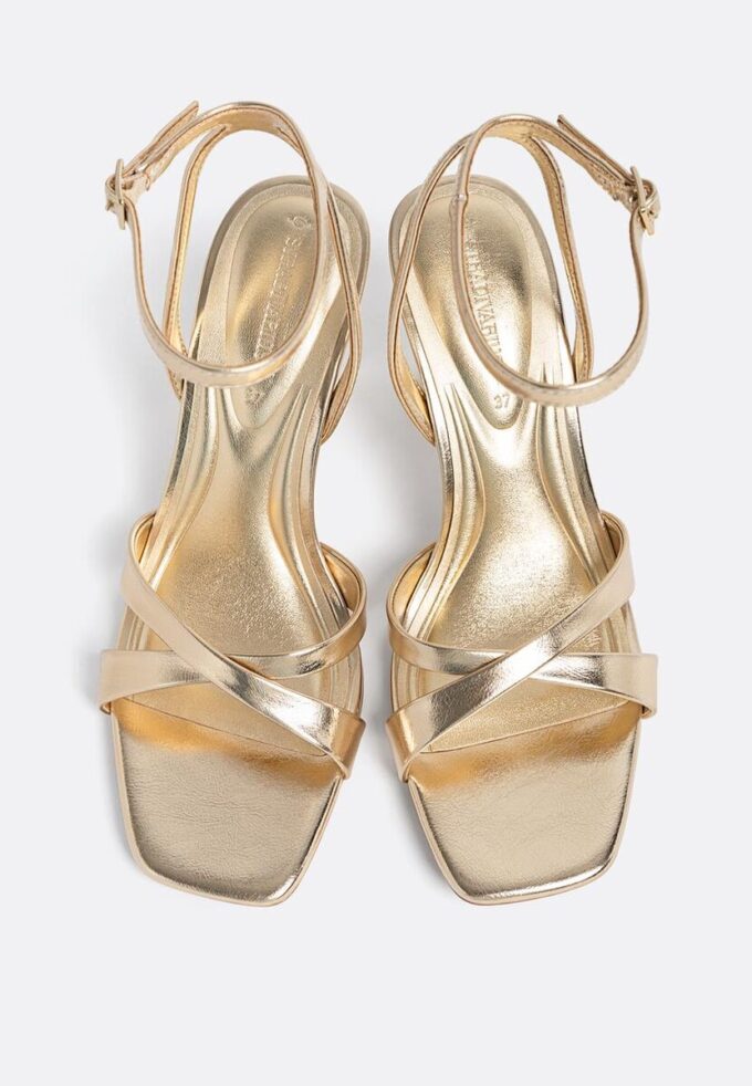 Sandalen met naaldhak
