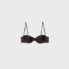 Satijnen balconette-bikini-top