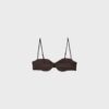 Satijnen balconette-bikini-top