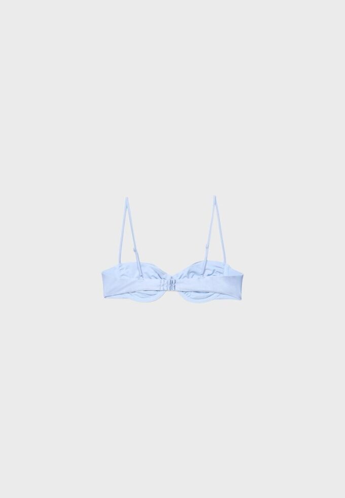 Satijnen balconette-bikini-top