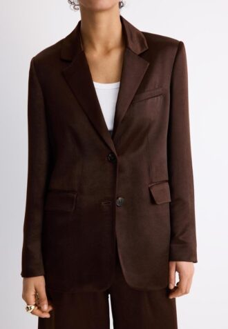 Satijnen blazer