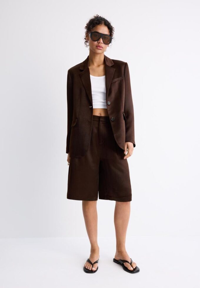 Satijnen blazer Satijnen blazer