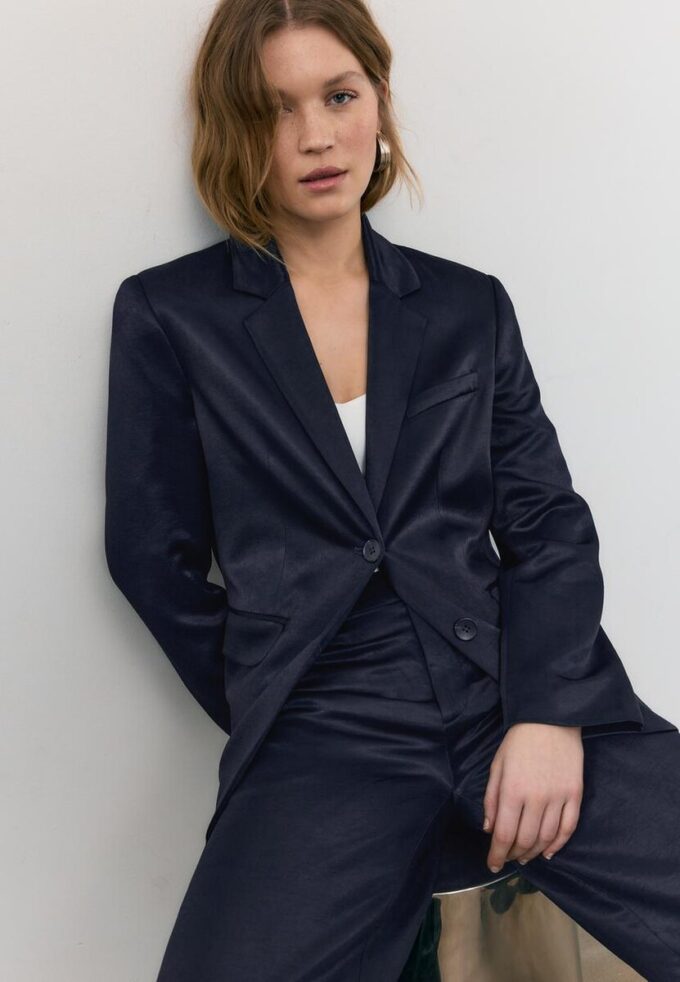 Satijnen blazer Satijnen blazer
