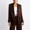 Satijnen blazer Satijnen blazer