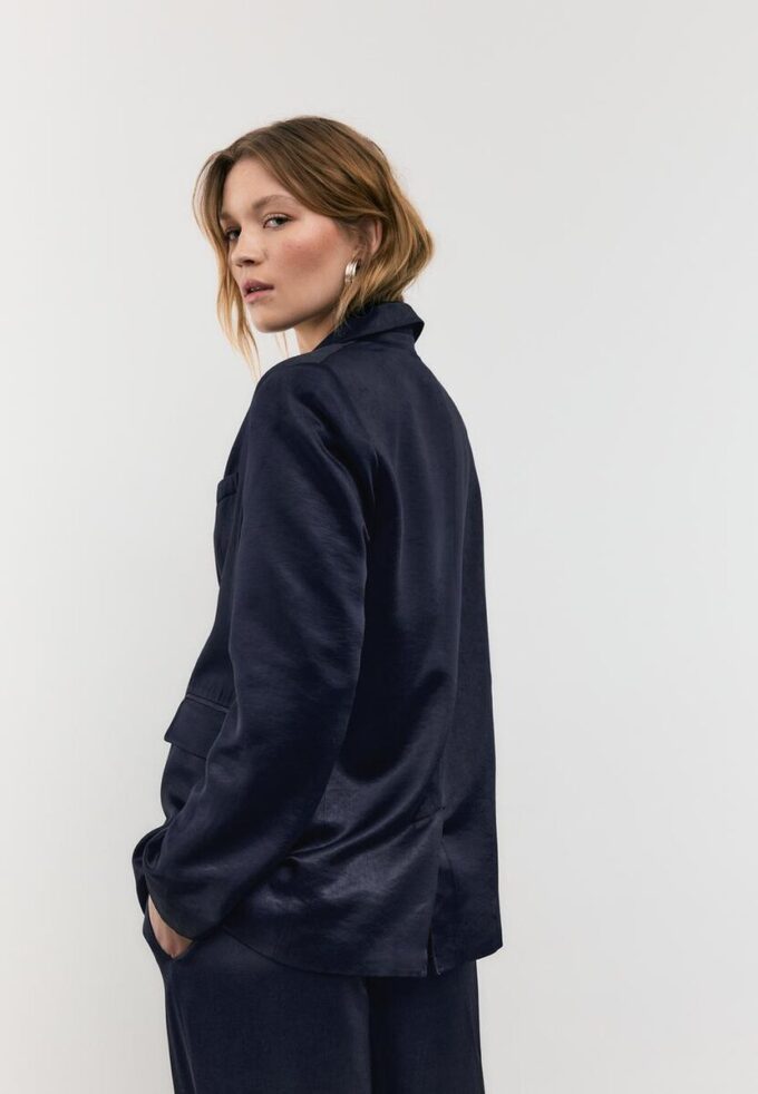Satijnen blazer Satijnen blazer