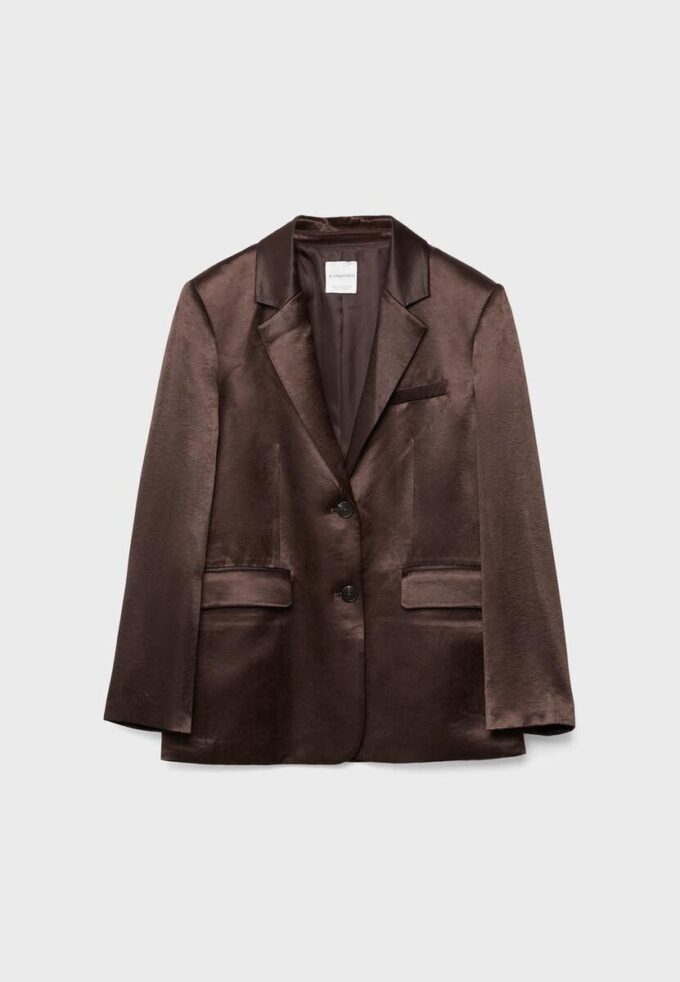 Satijnen blazer Satijnen blazer