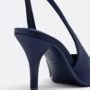 Schoenen met hakken en satijneffect
