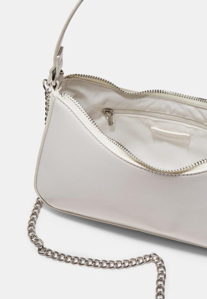 Schoudertas met lange ketting