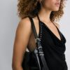 Schoudertas met riemdetail
