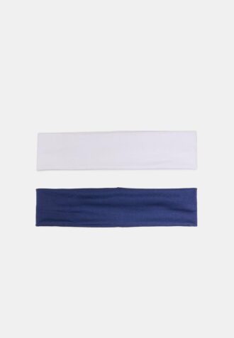 Set van 2 elastische haarbanden met bont