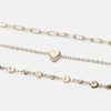 Set van 3 Lariat-hartkettingen