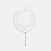 Set van 3 Lariat-hartkettingen