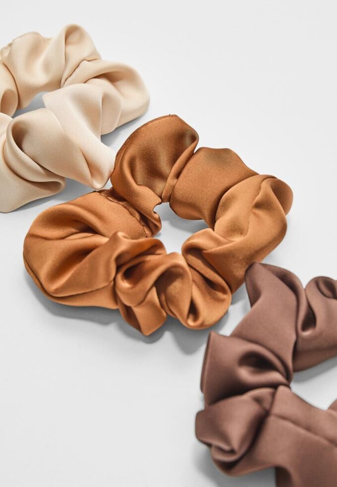 Set van 3 scrunchies