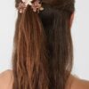 Set van 6 mini-bloemhaarclips